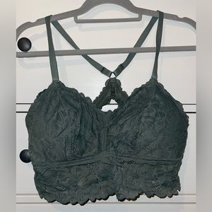 Aerie wireless lace racer back bra